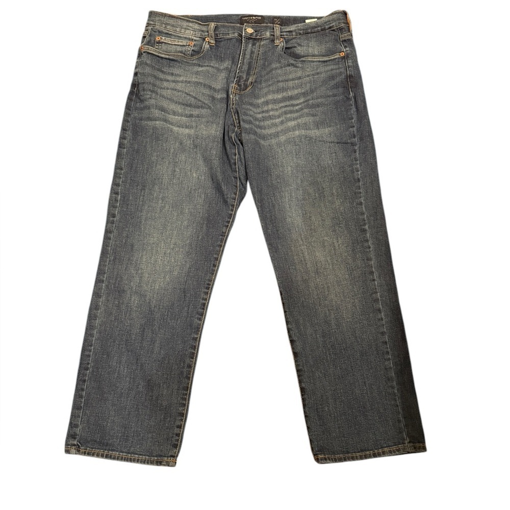 Lucky Brand Jeans Men’s 36x29 Blue 221 Straight Preppy Denim Rocker Dark Wash